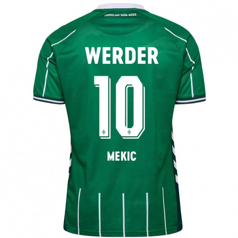 Danxen Women Elmin Mekic #10 Green White Home Jersey 2025/26 T-Shirt