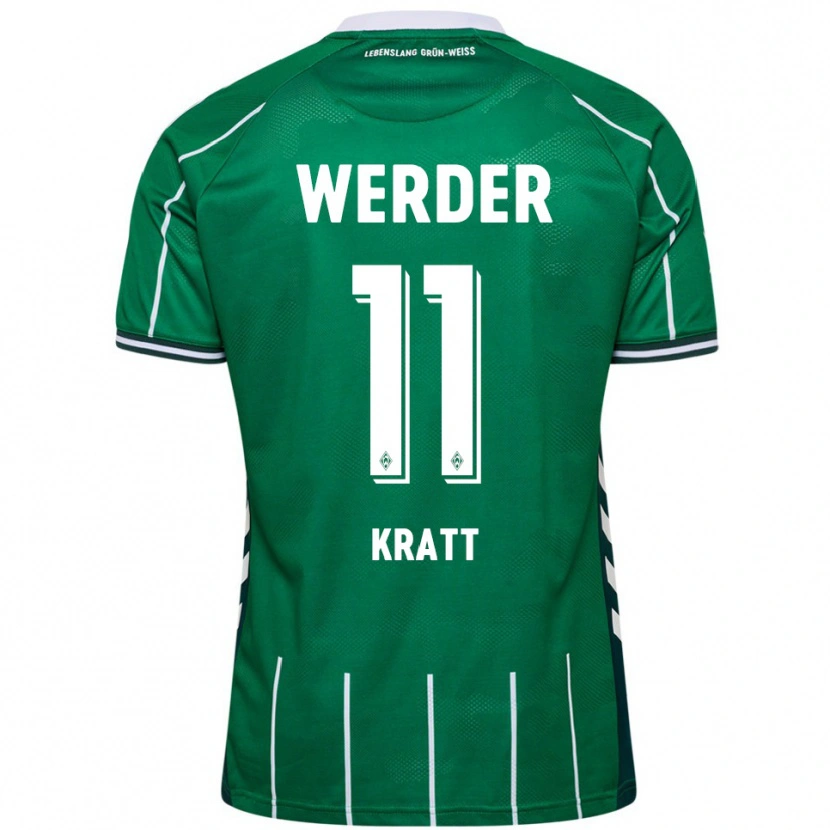 Danxen Women Ronan Kratt #11 Green White Home Jersey 2025/26 T-Shirt
