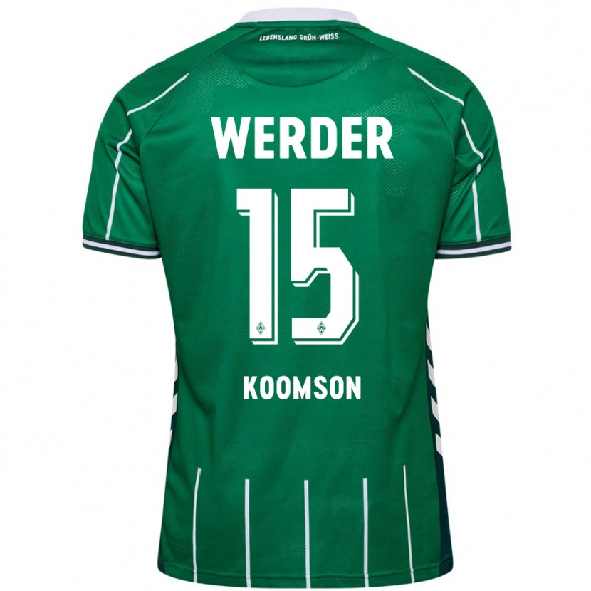 Danxen Women Gabriel Koomson #15 Green White Home Jersey 2025/26 T-Shirt