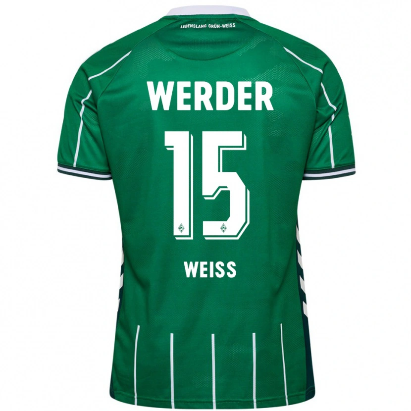 Danxen Women Michelle Weiß #15 Green White Home Jersey 2025/26 T-Shirt