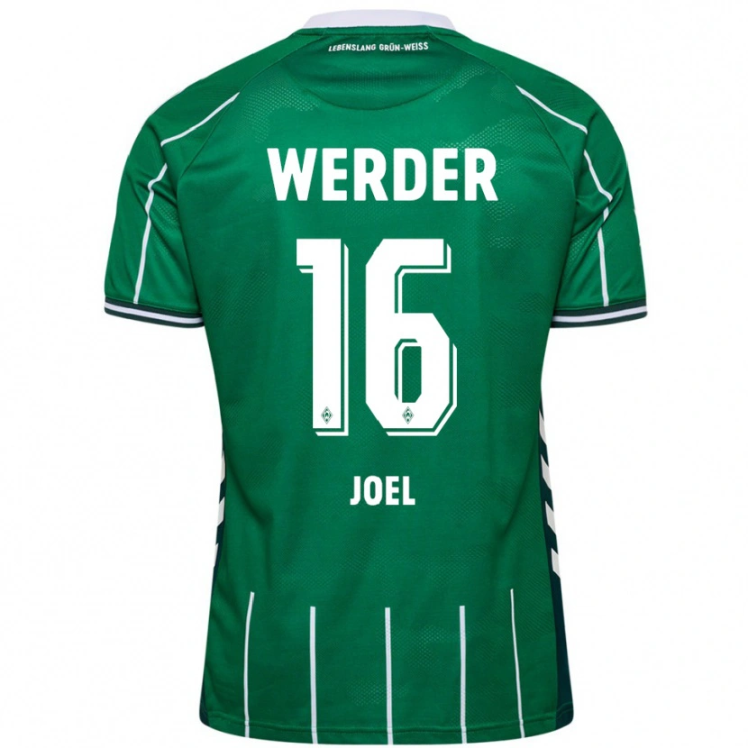 Danxen Women Joshua Joel #16 Green White Home Jersey 2025/26 T-Shirt
