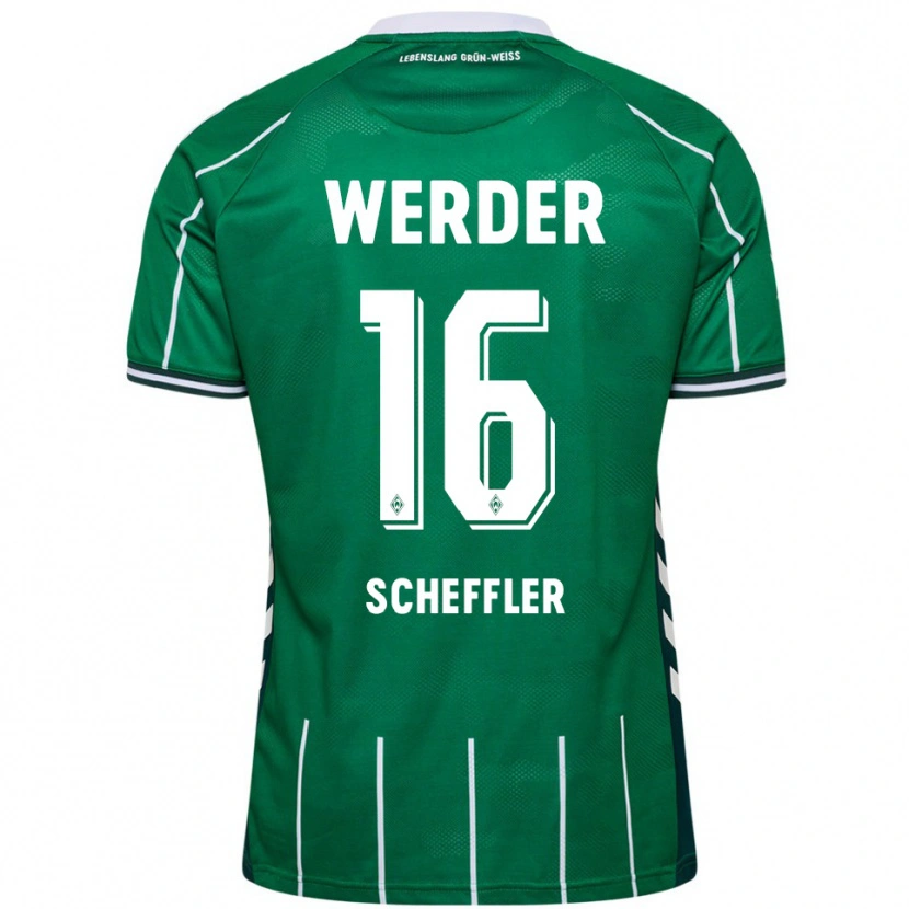 Danxen Women Ian Scheffler #16 Green White Home Jersey 2025/26 T-Shirt