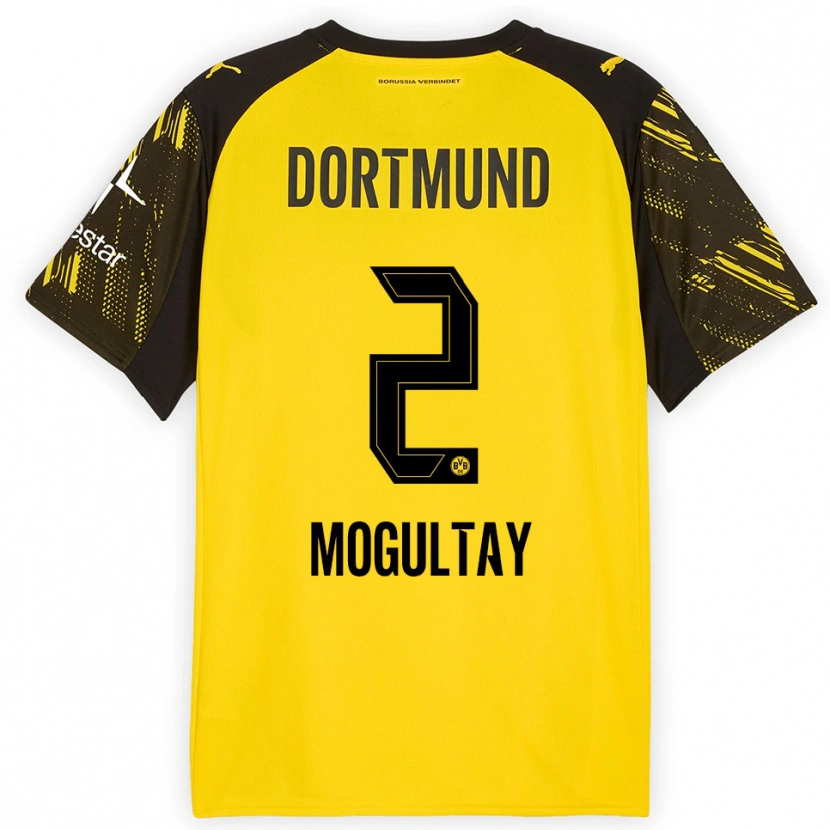 Danxen Women Baran Mogultay #2 Yellow Black Home Jersey 2025/26 T-Shirt