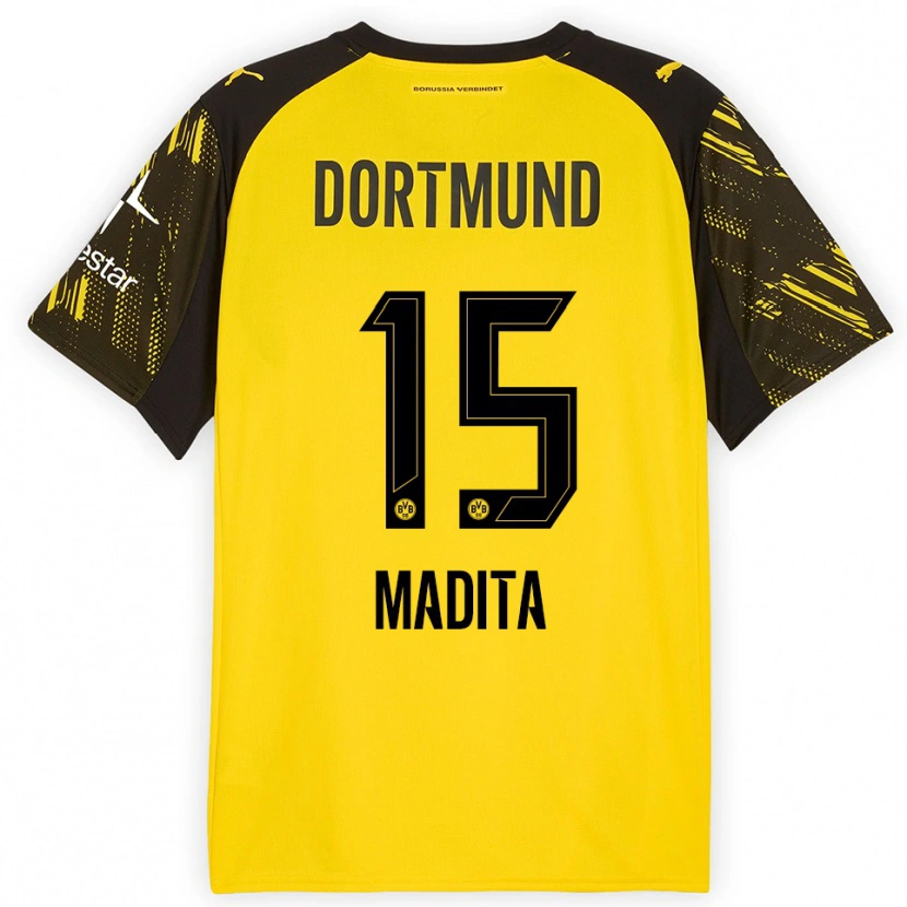 Danxen Women Kohorst Madita #15 Yellow Black Home Jersey 2025/26 T-Shirt