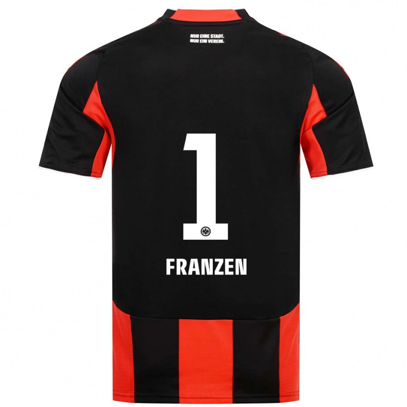 Danxen Women Marlon Franzen #1 Black Red Home Jersey 2025/26 T-Shirt