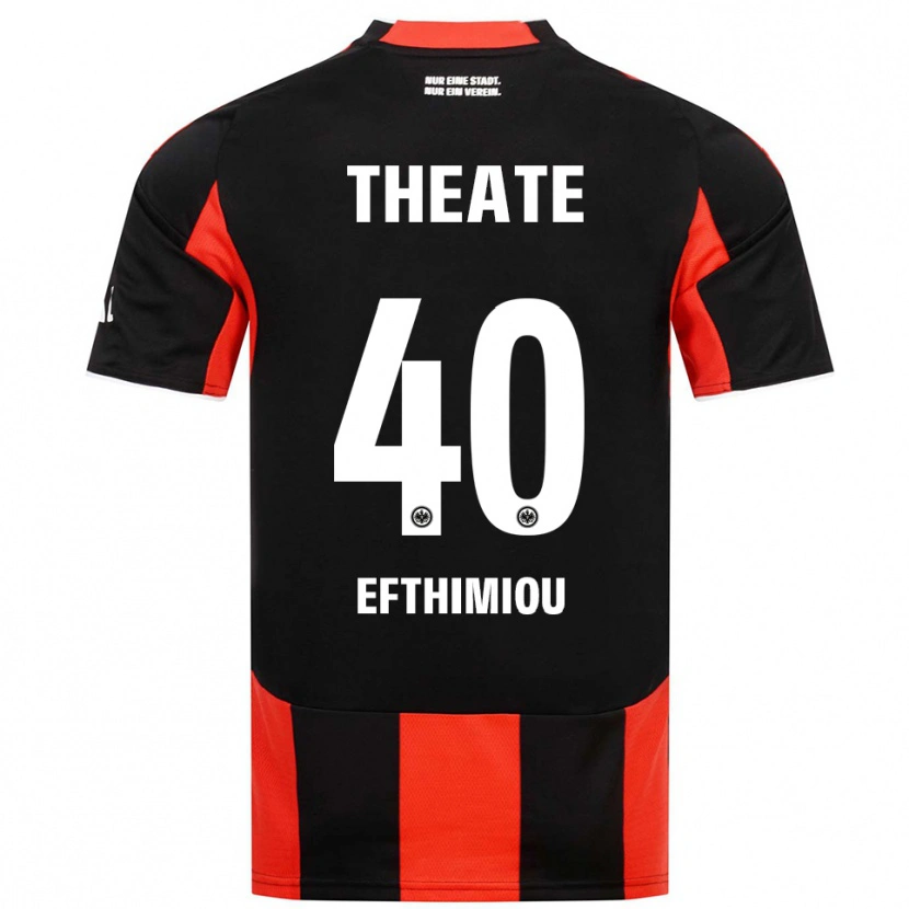 Danxen Women Sissis Efthimiou #40 Black Red Home Jersey 2025/26 T-Shirt