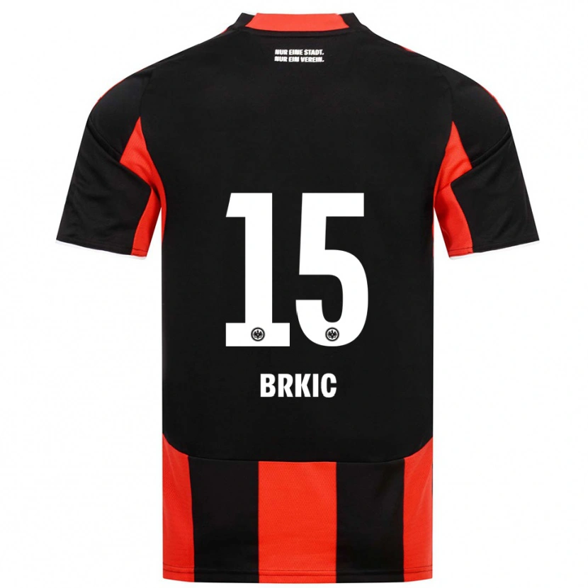 Danxen Women Said Brkic #15 Black Red Home Jersey 2025/26 T-Shirt