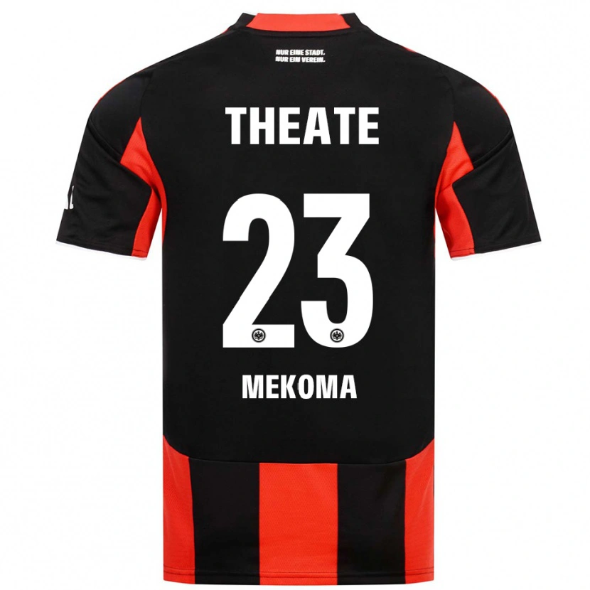 Danxen Women Jamal Mekoma #23 Black Red Home Jersey 2025/26 T-Shirt