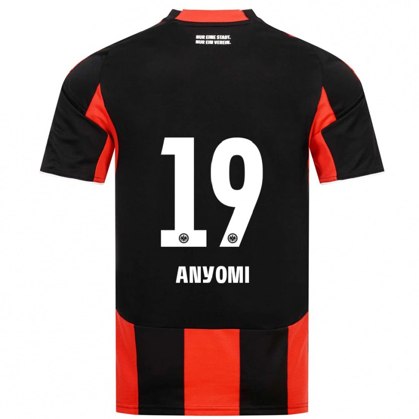 Danxen Women Nicole Anyomi #19 Black Red Home Jersey 2025/26 T-Shirt