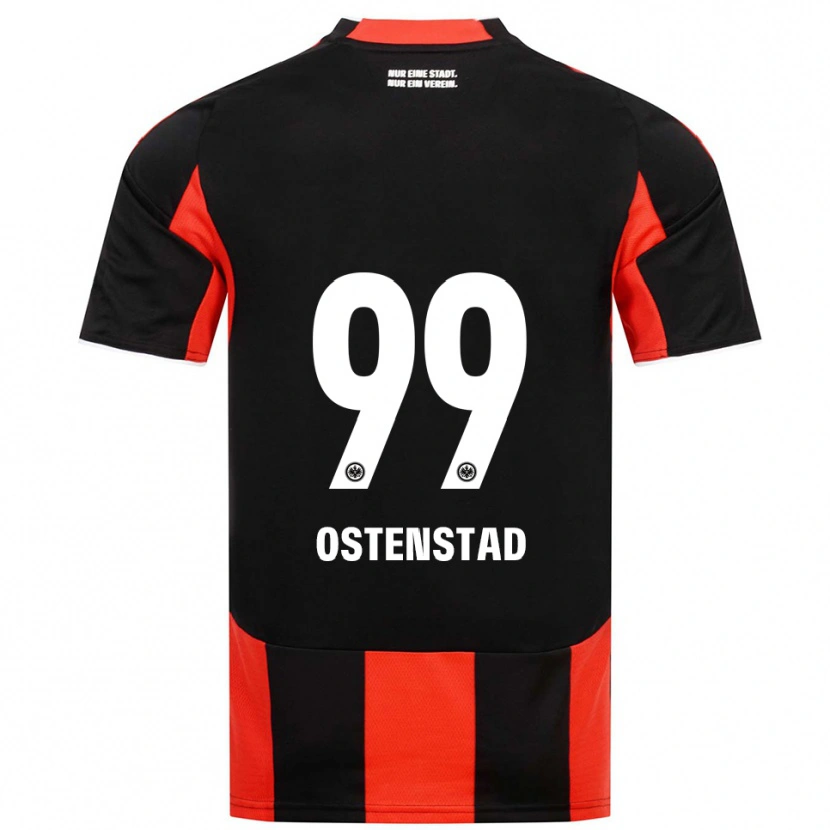Danxen Women Marthine Østenstad #99 Black Red Home Jersey 2025/26 T-Shirt