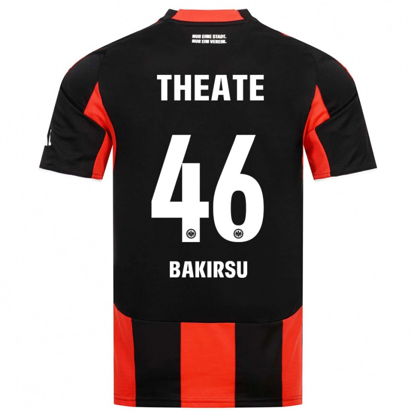 Danxen Women Hüseyin Bakirsu #46 Black Red Home Jersey 2025/26 T-Shirt