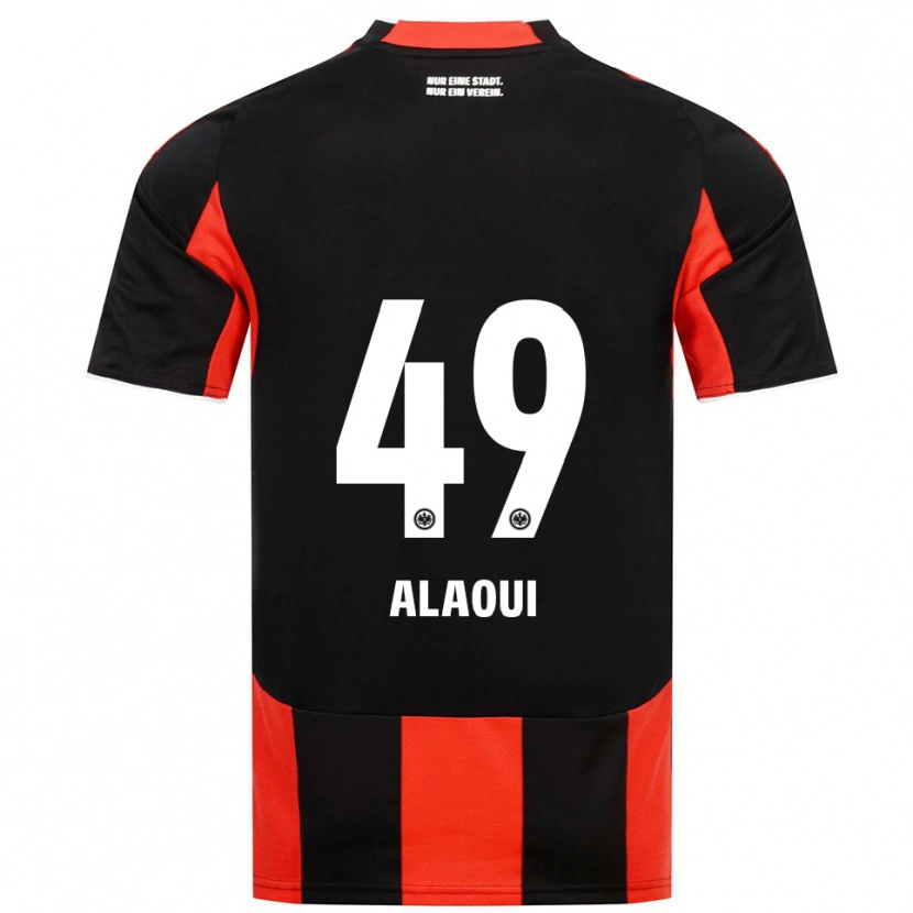 Danxen Women Anas Alaoui #49 Black Red Home Jersey 2025/26 T-Shirt