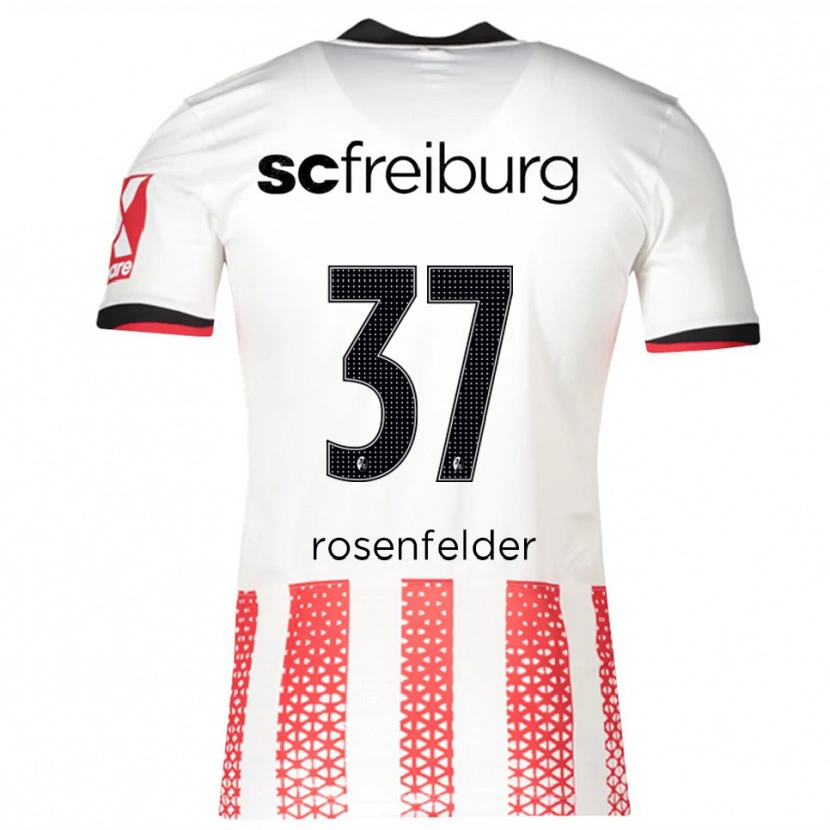 Danxen Women Max Rosenfelder #37 White Red Home Jersey 2025/26 T-Shirt
