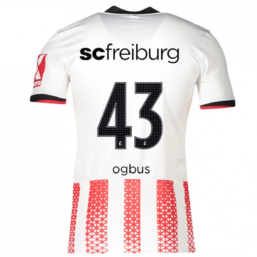 Danxen Women Bruno Ogbus #43 White Red Home Jersey 2025/26 T-Shirt