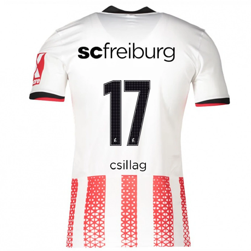 Danxen Women Aurélie Csillag #17 White Red Home Jersey 2025/26 T-Shirt