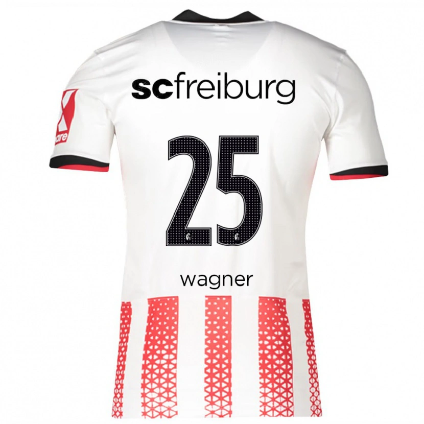 Danxen Women Noah Wagner #25 White Red Home Jersey 2025/26 T-Shirt