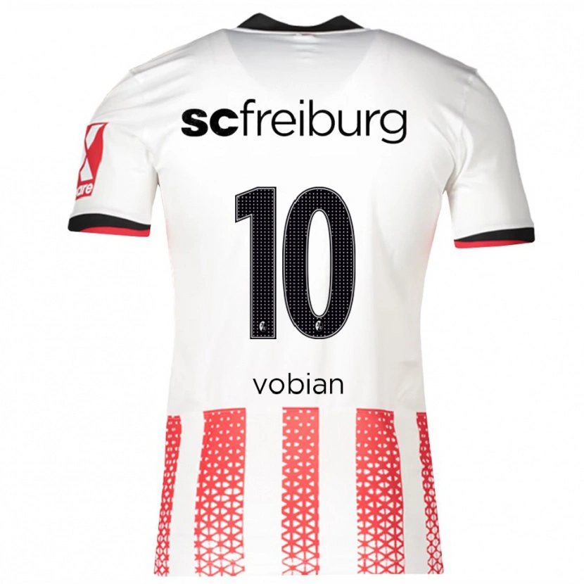 Danxen Women Selina Vobian #10 White Red Home Jersey 2025/26 T-Shirt