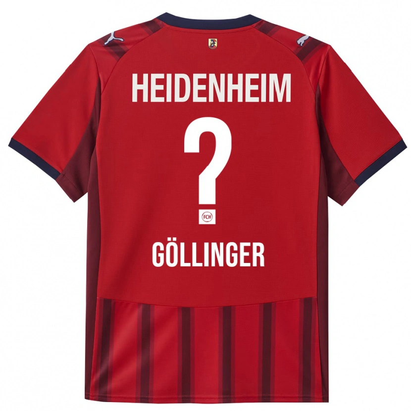 Danxen Women Tobias Göllinger #0 Red Navy Home Jersey 2025/26 T-Shirt