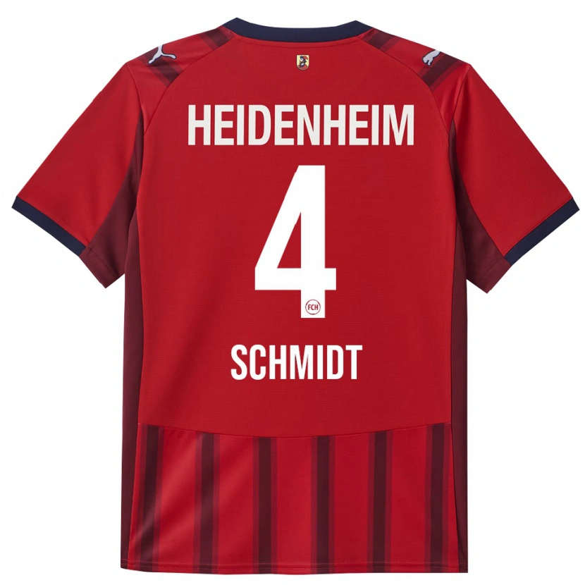 Danxen Women Luke Schmidt #4 Red Navy Home Jersey 2025/26 T-Shirt