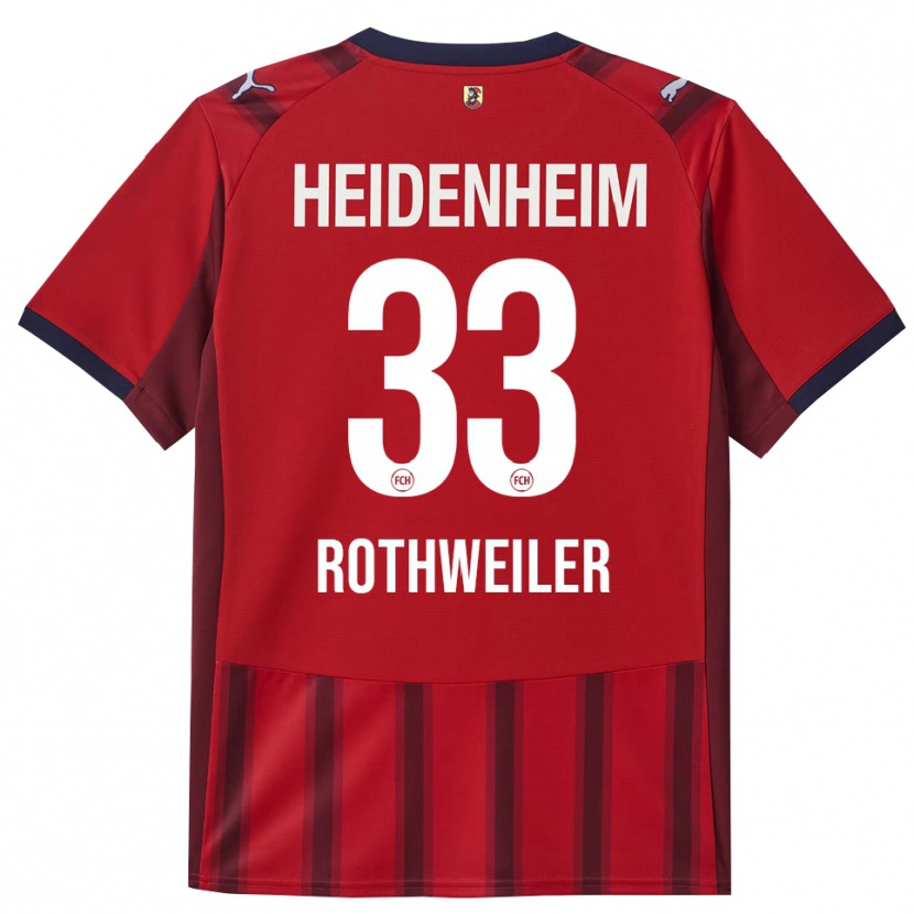 Danxen Women Nick Rothweiler #33 Red Navy Home Jersey 2025/26 T-Shirt