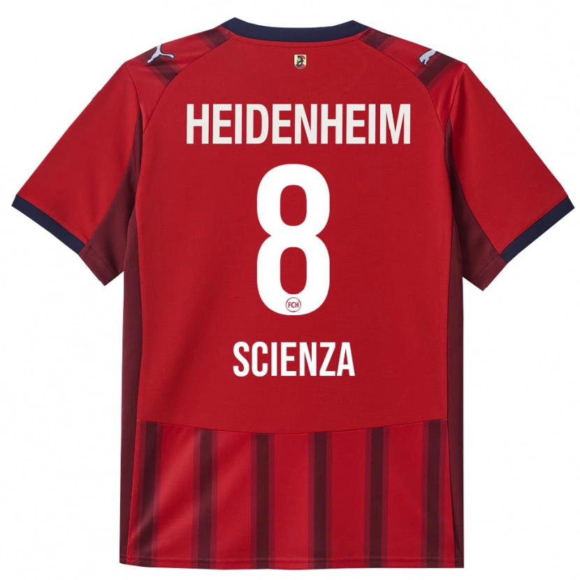 Danxen Women Leo Scienza #8 Red Navy Home Jersey 2025/26 T-Shirt