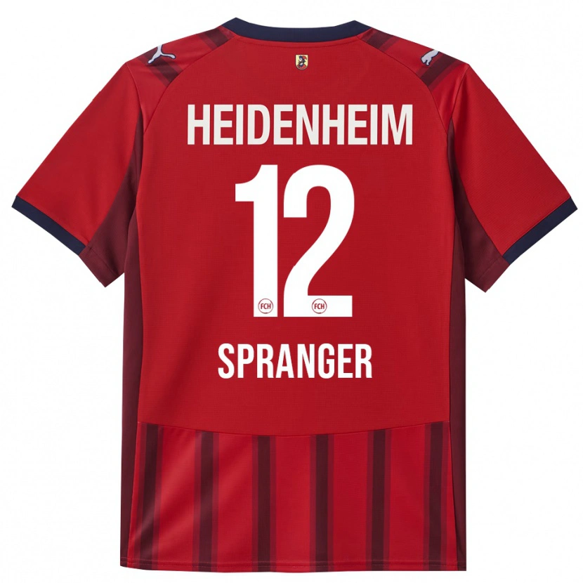 Danxen Women Luke Spranger #12 Red Navy Home Jersey 2025/26 T-Shirt