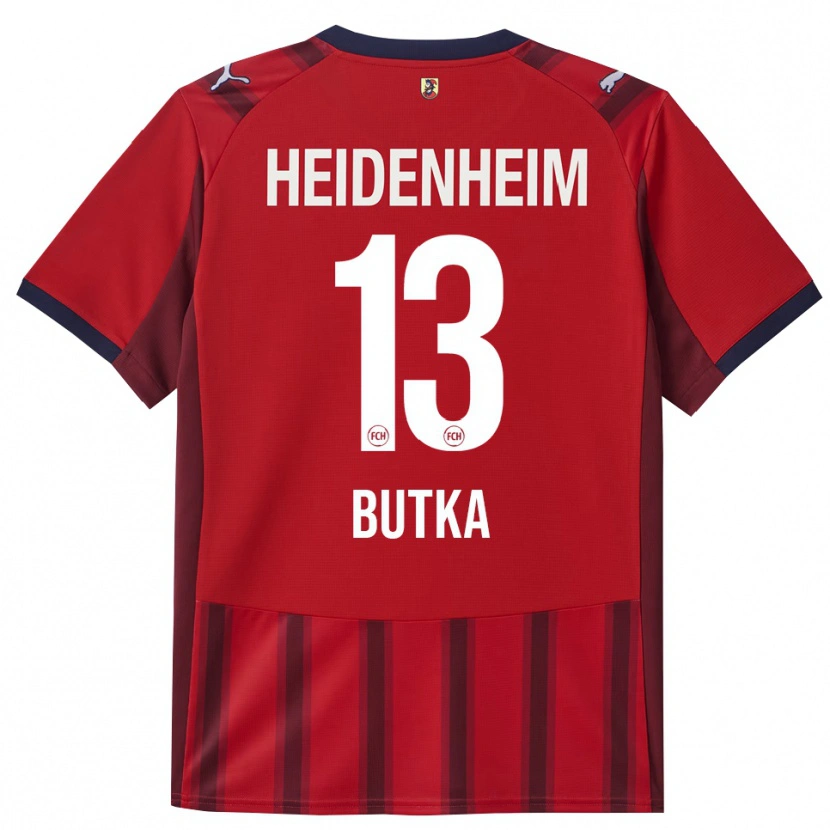 Danxen Women Luka-Viktor Butka #13 Red Navy Home Jersey 2025/26 T-Shirt