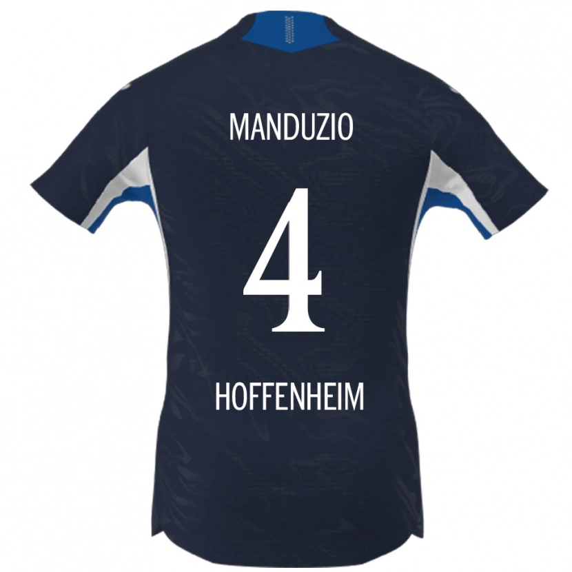 Danxen Women Mattia Manduzio #4 Navy White Home Jersey 2025/26 T-Shirt