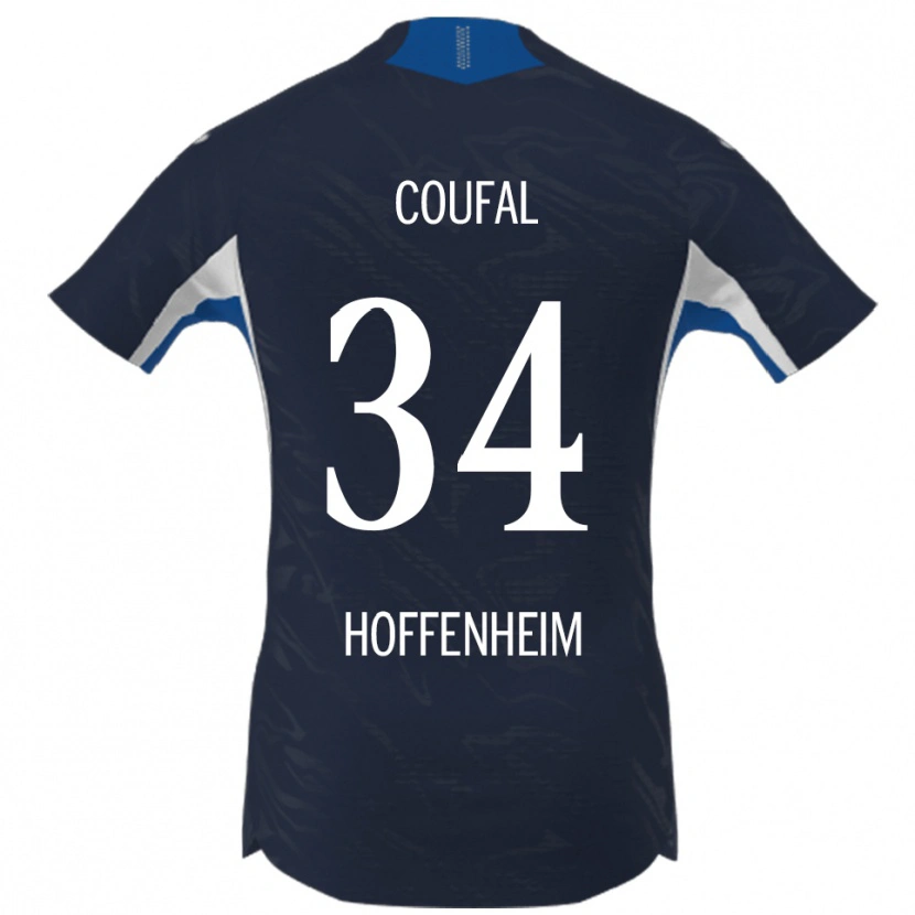 Danxen Women Vladimír Coufal #34 Navy White Home Jersey 2025/26 T-Shirt