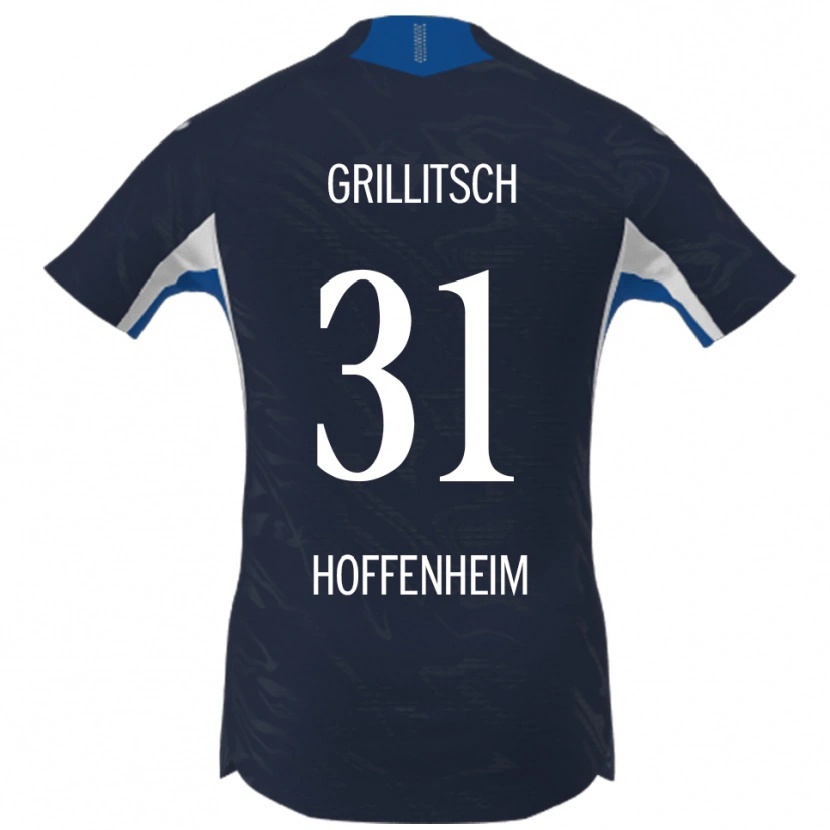 Danxen Women Florian Grillitsch #31 Navy White Home Jersey 2025/26 T-Shirt