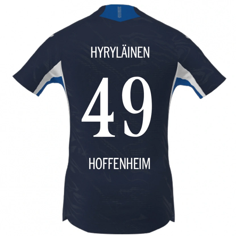 Danxen Women Luka Hyryläinen #49 Navy White Home Jersey 2025/26 T-Shirt