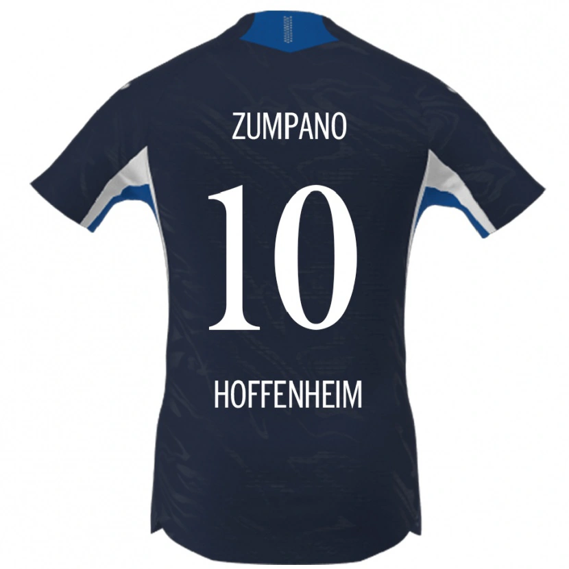 Danxen Women Nevio Zumpano #10 Navy White Home Jersey 2025/26 T-Shirt