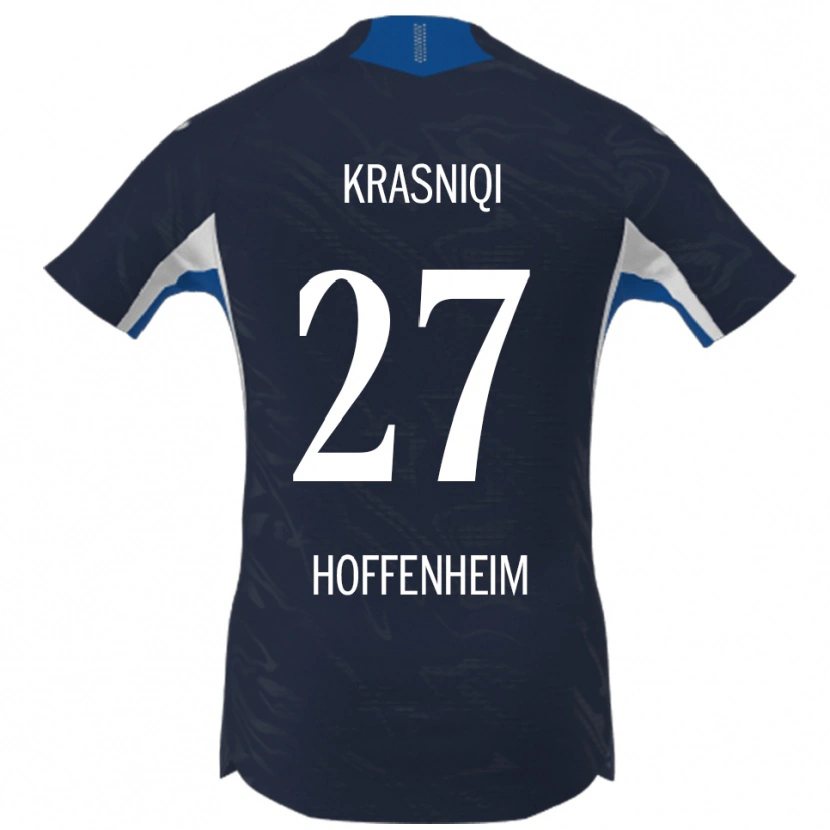 Danxen Women Leonard Krasniqi #27 Navy White Home Jersey 2025/26 T-Shirt
