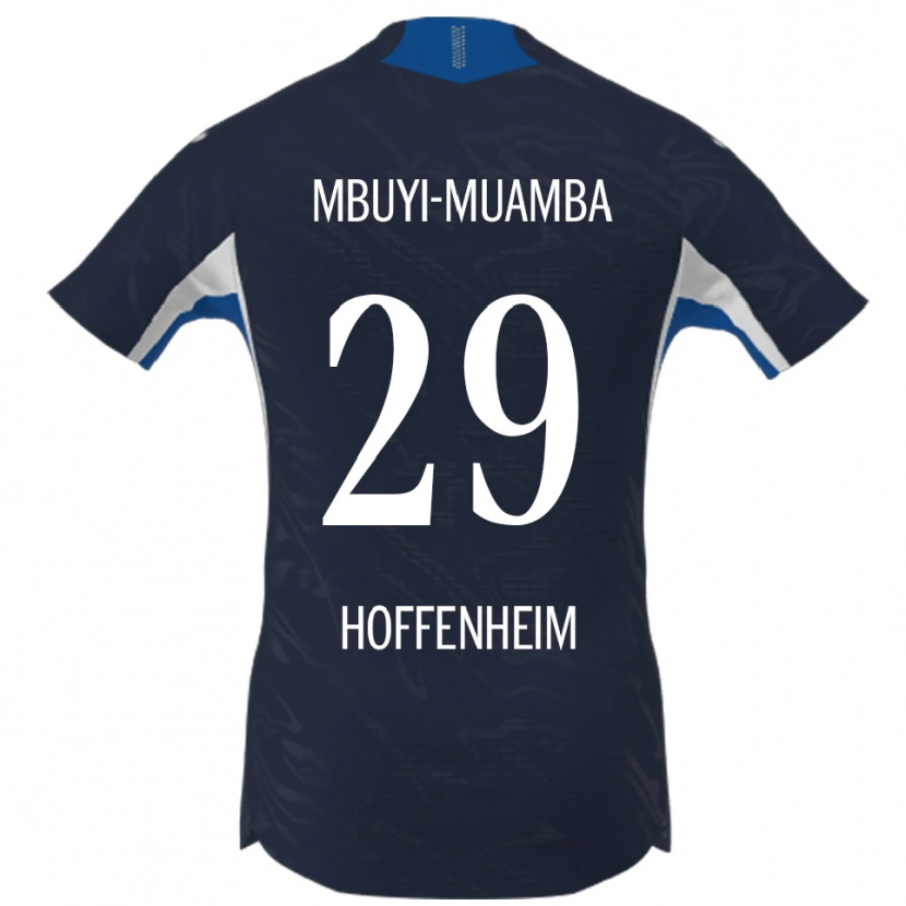 Danxen Women Hubert Mbuyi-Muamba #29 Navy White Home Jersey 2025/26 T-Shirt