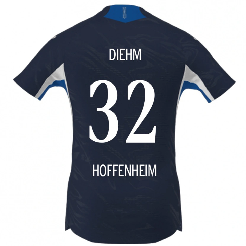 Danxen Women Vanessa Diehm #32 Navy White Home Jersey 2025/26 T-Shirt