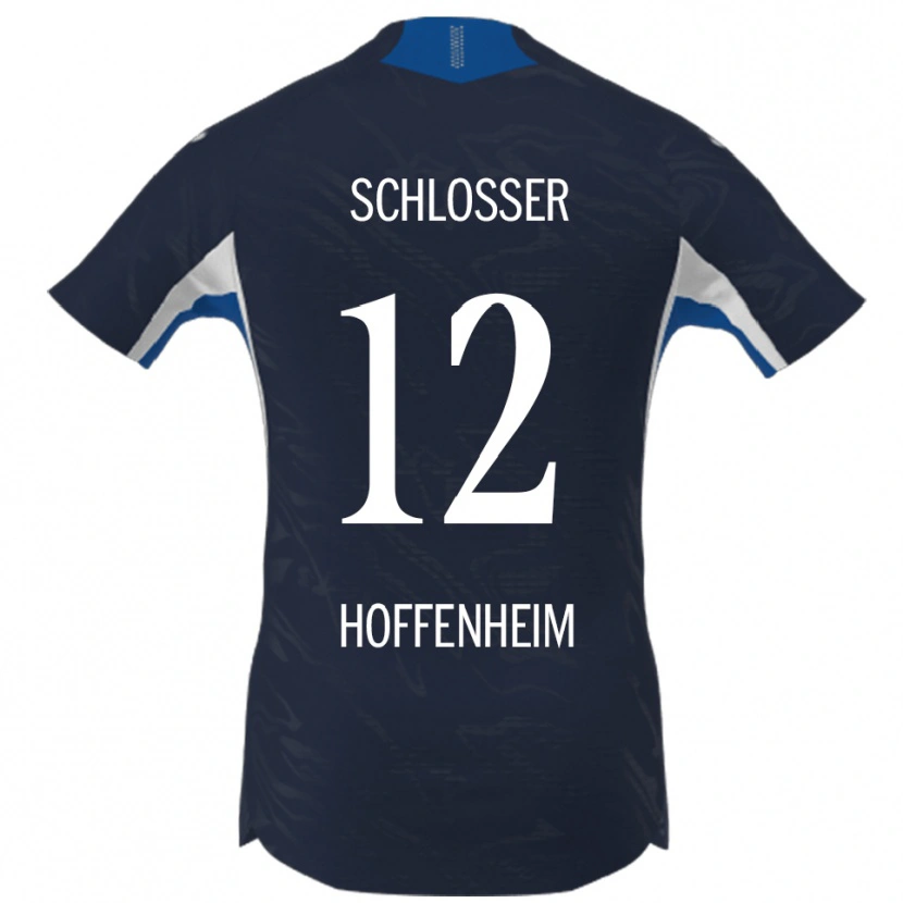 Danxen Women Nils Schlosser #12 Navy White Home Jersey 2025/26 T-Shirt