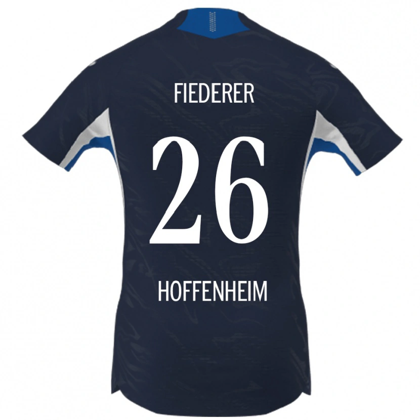 Danxen Women Tom Fiederer #26 Navy White Home Jersey 2025/26 T-Shirt