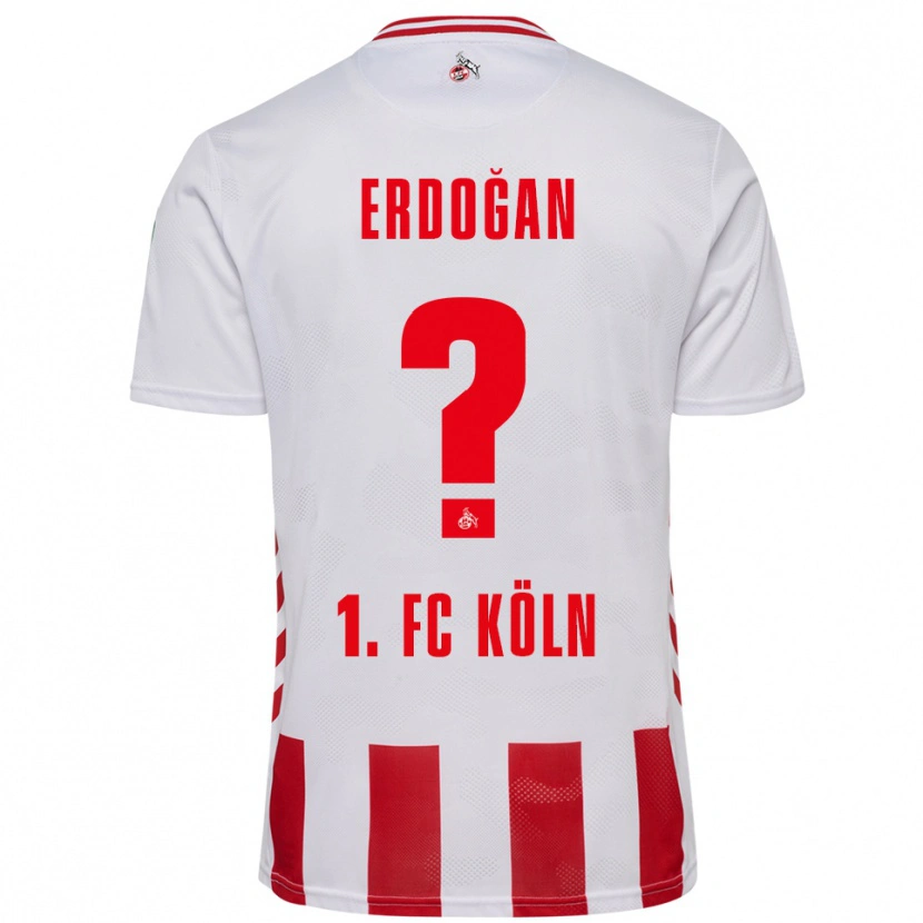 Danxen Women Eymen Erdoğan #0 White Red Home Jersey 2025/26 T-Shirt