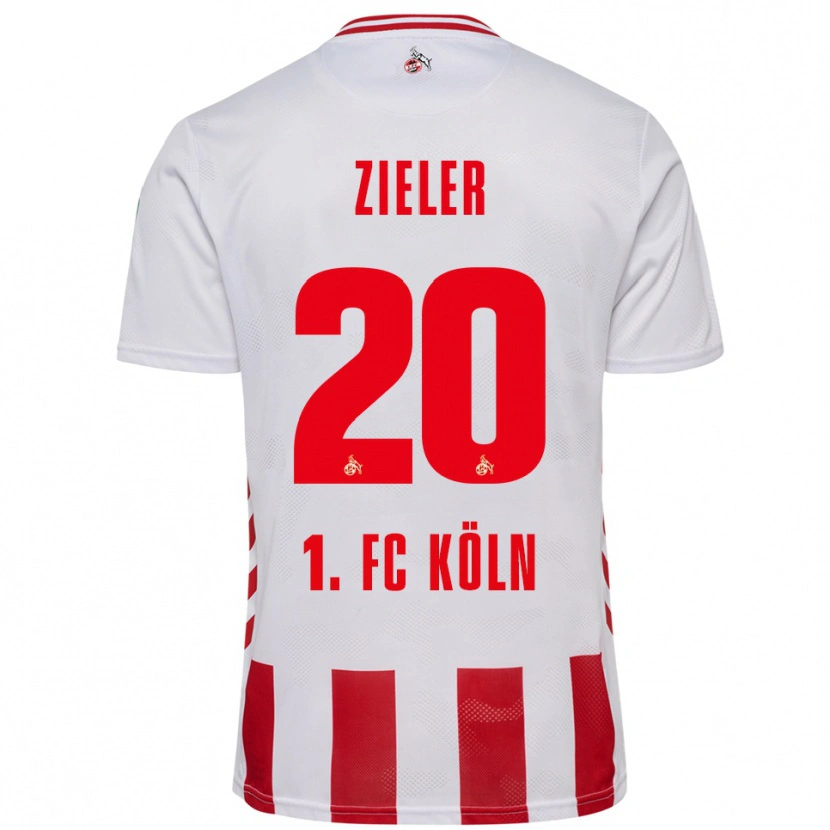 Danxen Women Ron-Robert Zieler #20 White Red Home Jersey 2025/26 T-Shirt