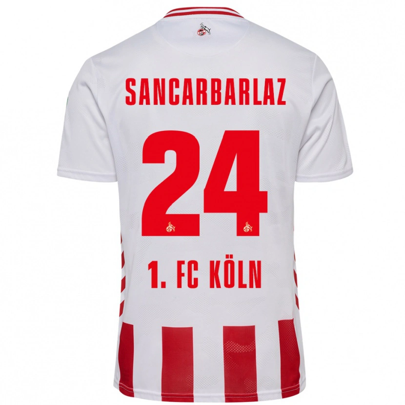 Danxen Women Keyhan Sancarbarlaz #24 White Red Home Jersey 2025/26 T-Shirt