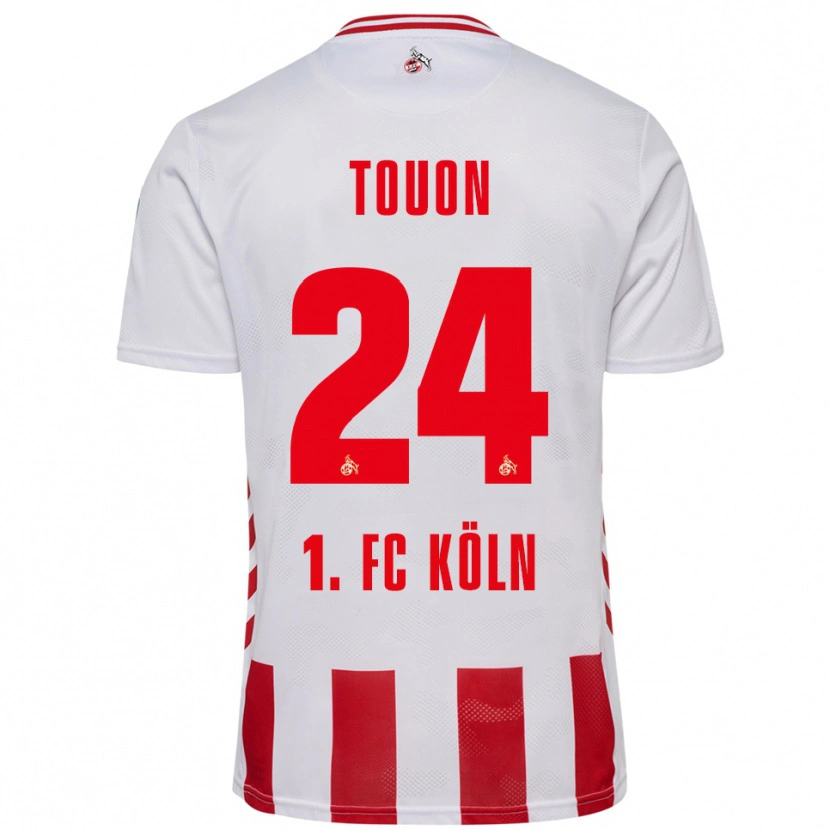 Danxen Women Ella Touon #24 White Red Home Jersey 2025/26 T-Shirt