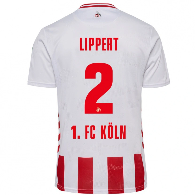 Danxen Women Max Lippert #2 White Red Home Jersey 2025/26 T-Shirt