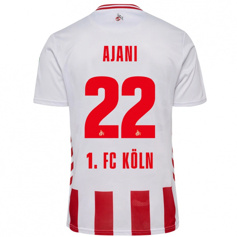 Danxen Women Marvin Ajani #22 White Red Home Jersey 2025/26 T-Shirt