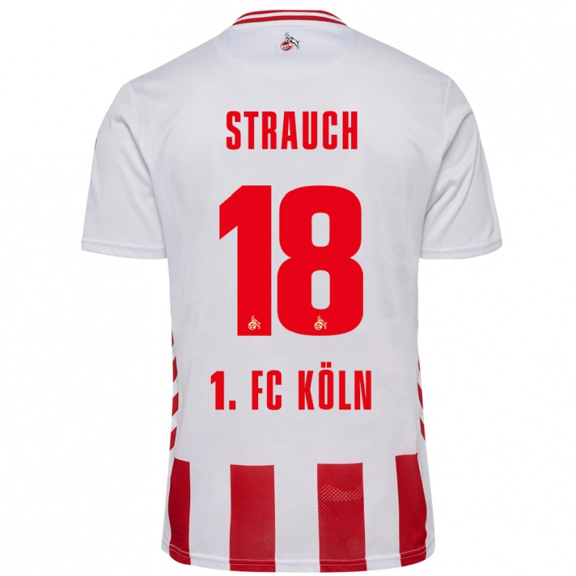 Danxen Women Georg Strauch #18 White Red Home Jersey 2025/26 T-Shirt