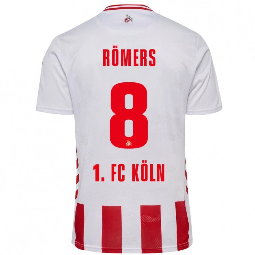Danxen Women Arian Römers #8 White Red Home Jersey 2025/26 T-Shirt