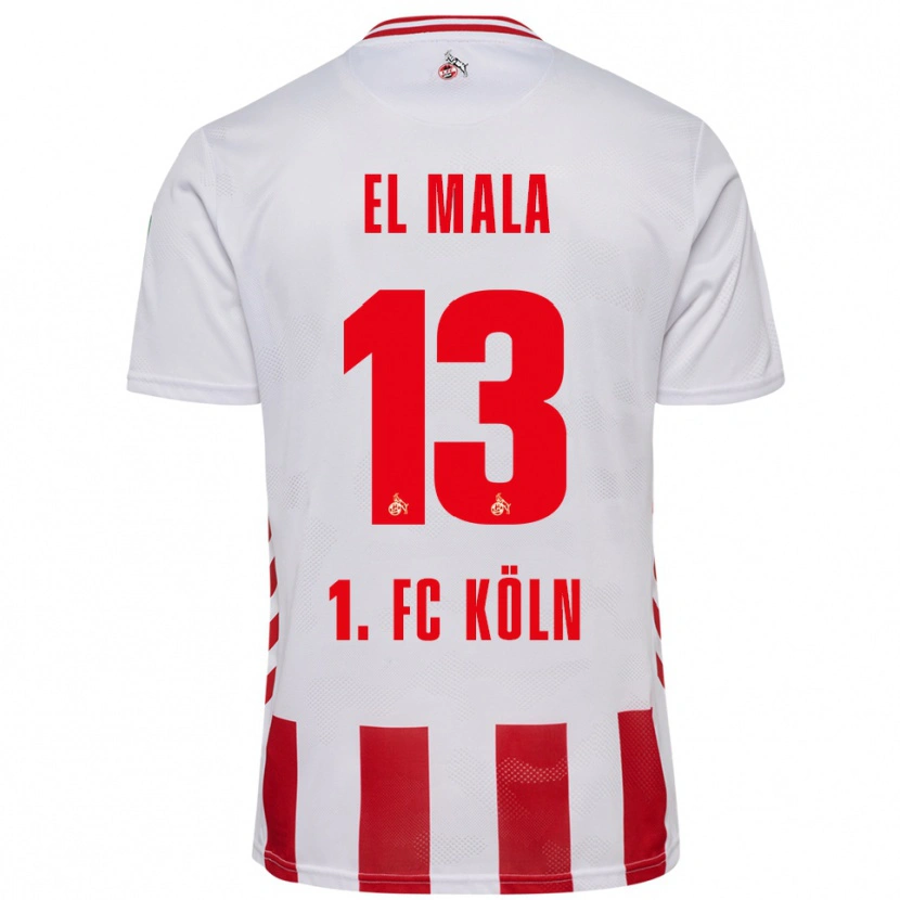 Danxen Women Said El Mala #13 White Red Home Jersey 2025/26 T-Shirt