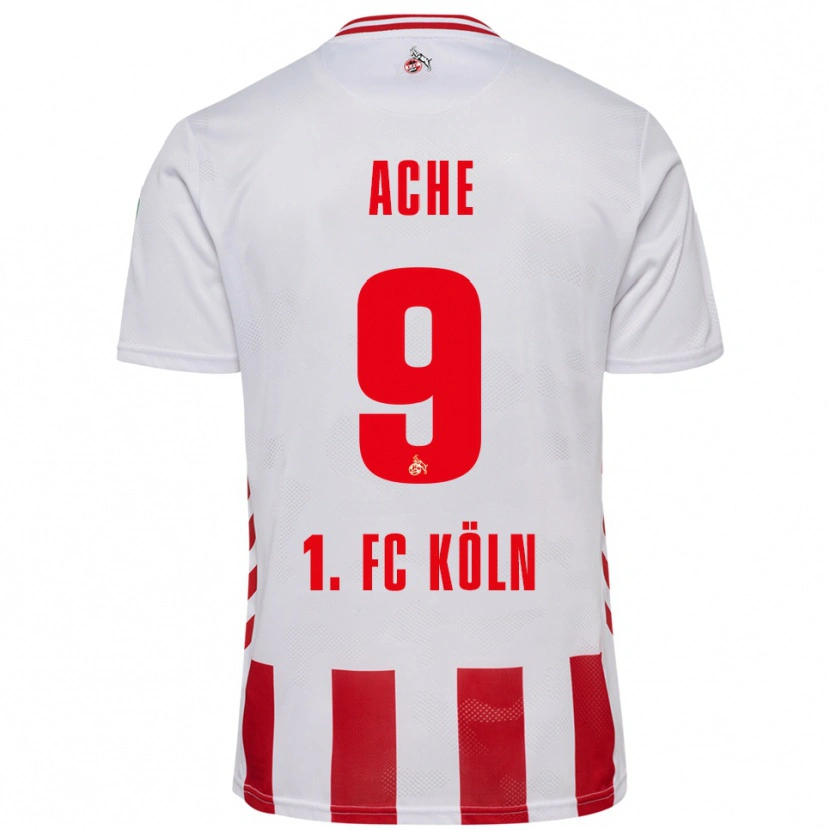 Danxen Women Ragnar Ache #9 White Red Home Jersey 2025/26 T-Shirt