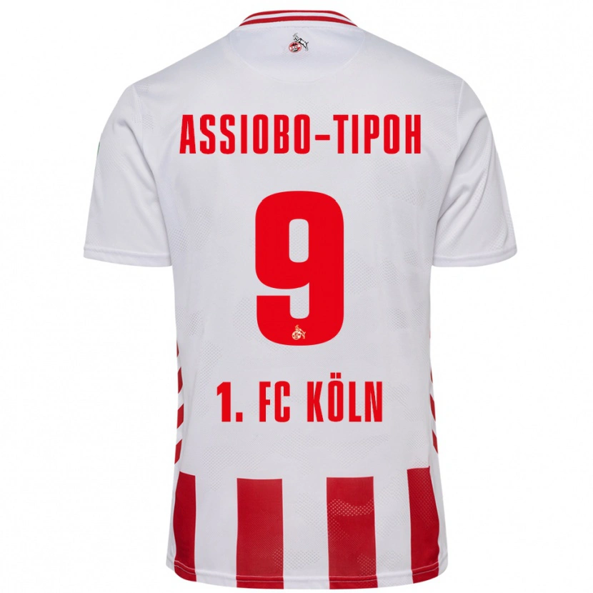 Danxen Women Elfried Assiobo-Tipoh #9 White Red Home Jersey 2025/26 T-Shirt