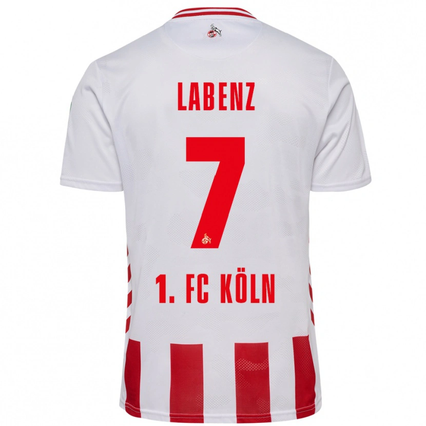 Danxen Women Luiz Labenz #7 White Red Home Jersey 2025/26 T-Shirt