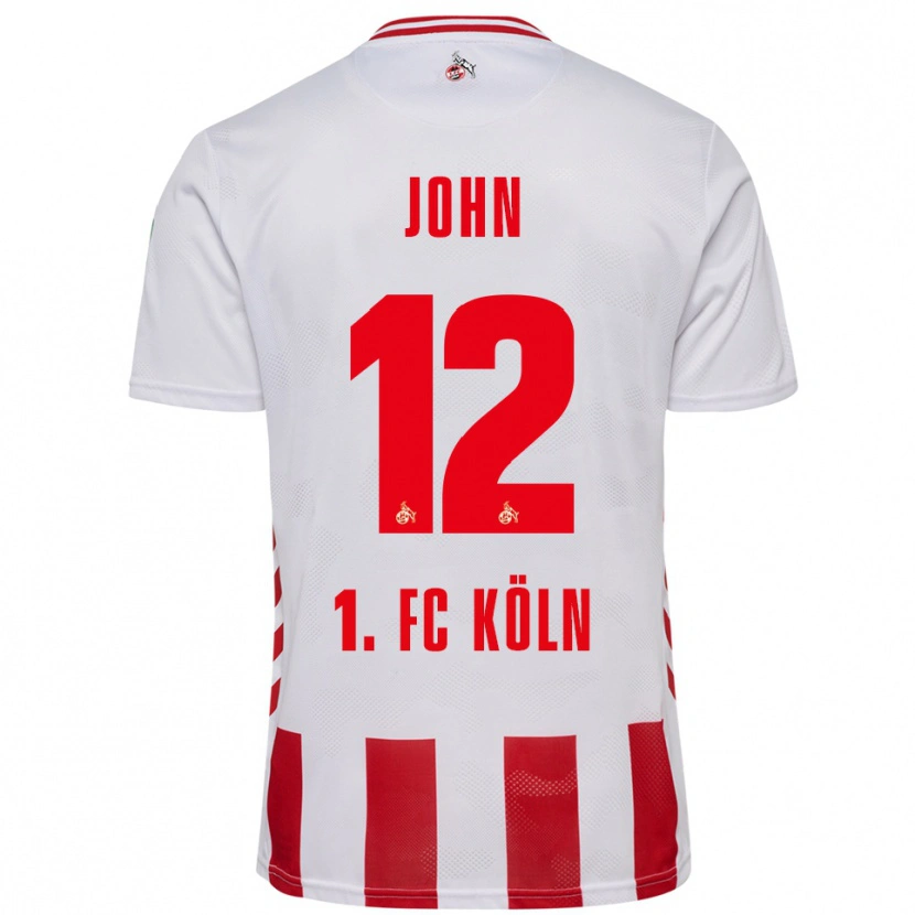 Danxen Women Neven John #12 White Red Home Jersey 2025/26 T-Shirt